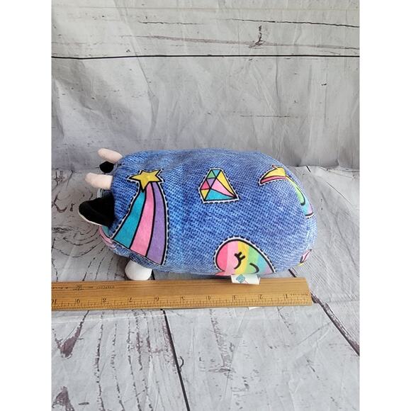 Moosh Moosh Cow Doodle Patter Soft Stuffed Animal Plush 8in - Picture 5 of 9